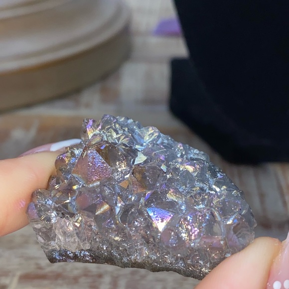 Aura Amethyst Cluster - Picture 3 of 5